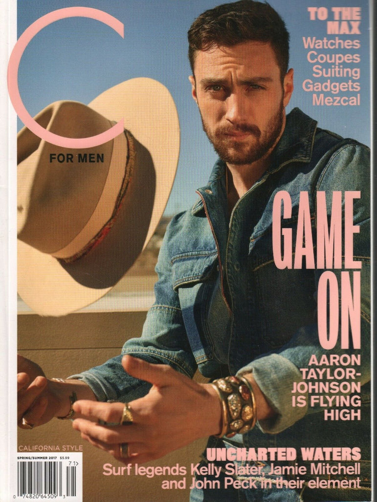 C California Style for Men Spring/Summer 2017 Aaron Taylor-Johnson 031120AME2