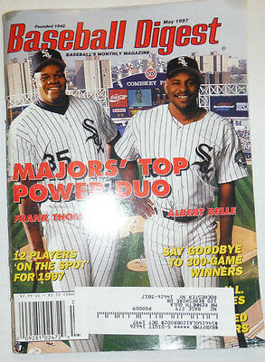 Baseball Digest Magazine Frank Thomas & Albert Belle May 1997 020315R