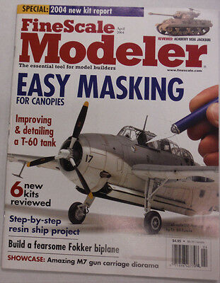FineScale Modeler Magazine Easy Masking For Canopies April 2004 042515R