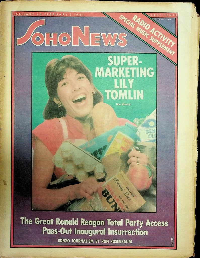 Soho News NYC Jan 28-Feb 3 1981 Lily Tomlin Ronald Reagan 091120ame