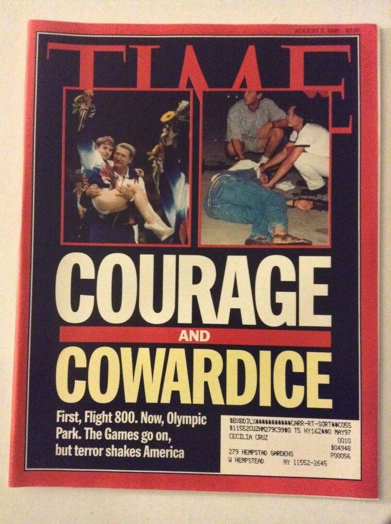 Time Magazine Courage & Cowardice Flight 800 August 5, 1996 060119nonrh