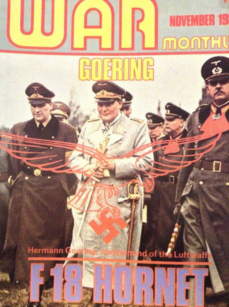 War Monthly Magazine Goering F18 Hornet November 1981 011219nonrh