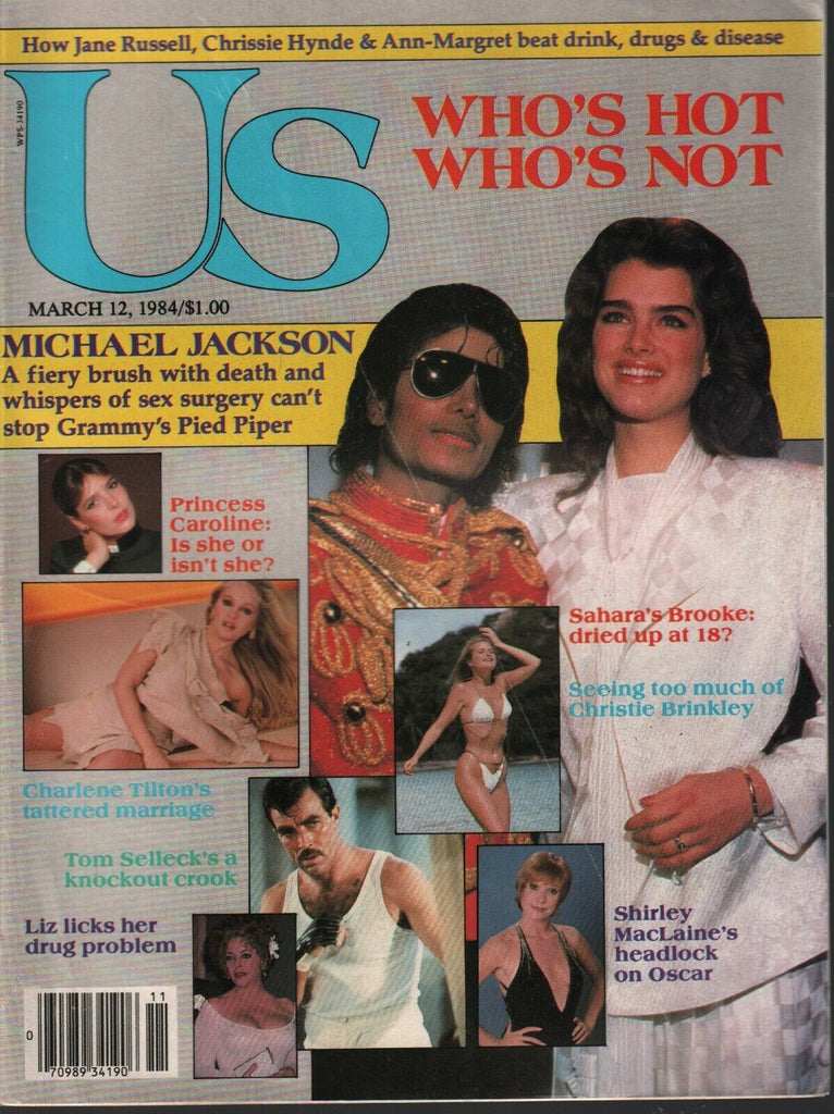 US Magazine March 12 1984 Michael Jackson Sahara Brooke Jane Russell 020520AME