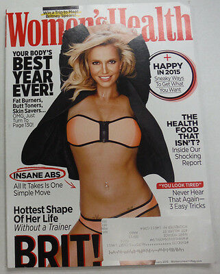 Women's Health Magazine Britney Spears Hottest Shape February 2015 011315R