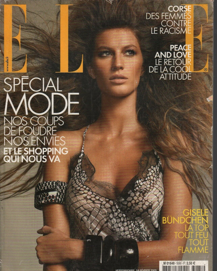 Elle French Fashion Magazine February 2005 Gisele Bundchen 090420ame