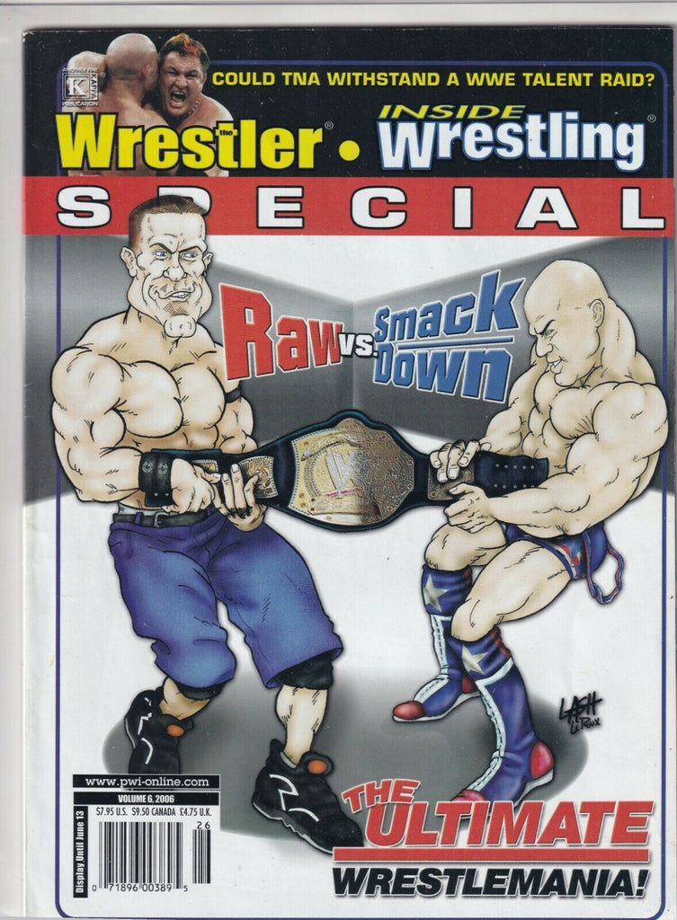Inside Wrestling Magazine John Cena Kurt Angle 2006 Special 060419nonr