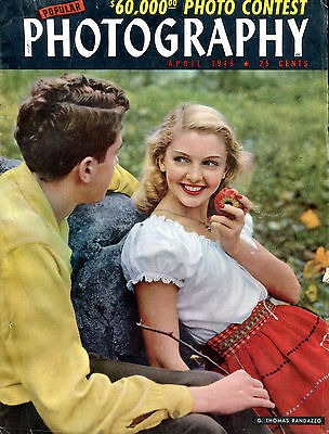Popular Photography Magazine April 1948 G. Thomas Randazzo GD 062916jhe