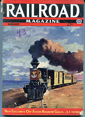 Railroad Magazine August, 1943 VG 120815jhe2