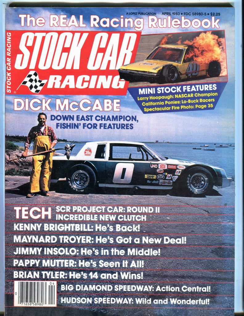Stock Car Racing Magazine April 1983 Dick McCabe EX No ML 050317nonjhe