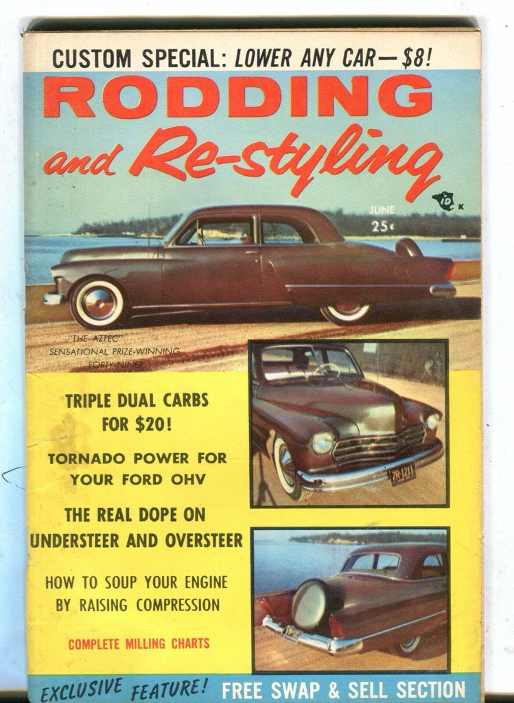 Rodding & Re-styling Magazine June 1957 The Aztec VG No ML 040717nonjhe