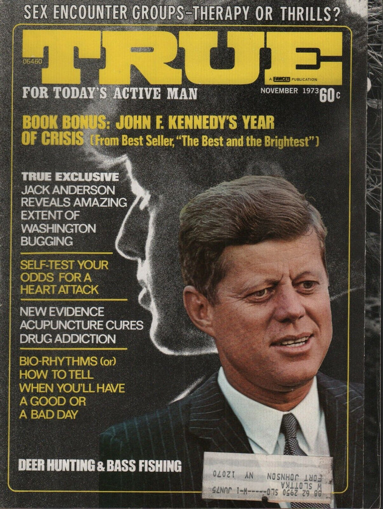 True Magazine November 1973 John F Kennedy Jack Anderson w/ML 062519AME