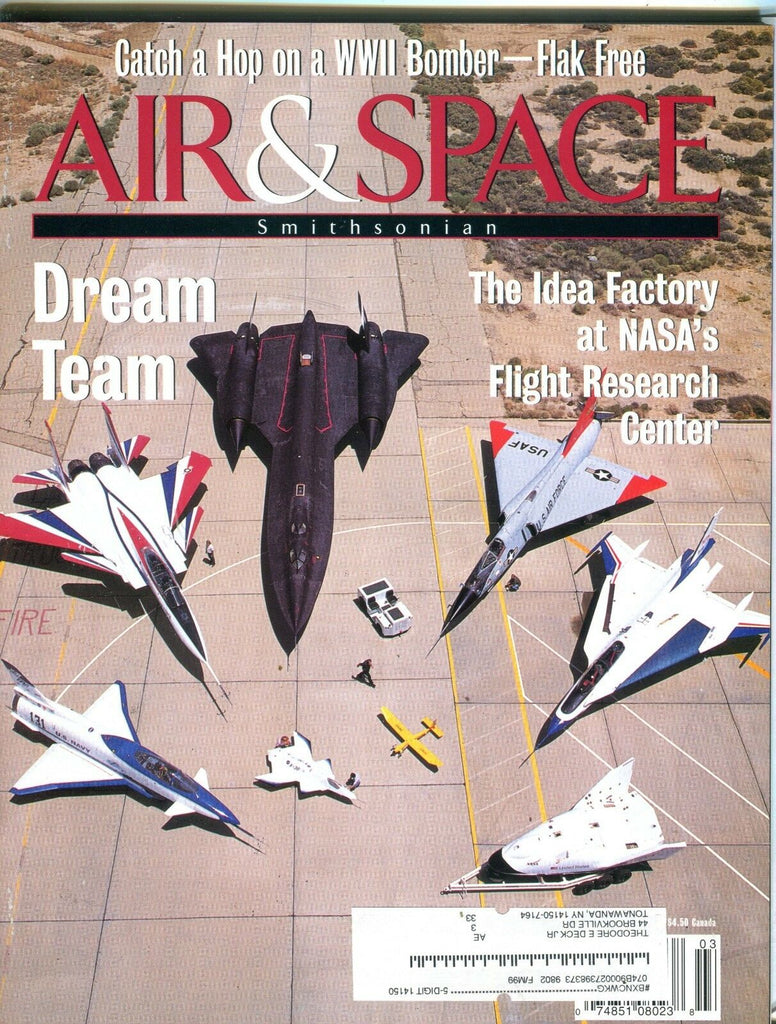 Air & Space Smithsonian Magazine February/March 1998 EX w/ML 112316jhe