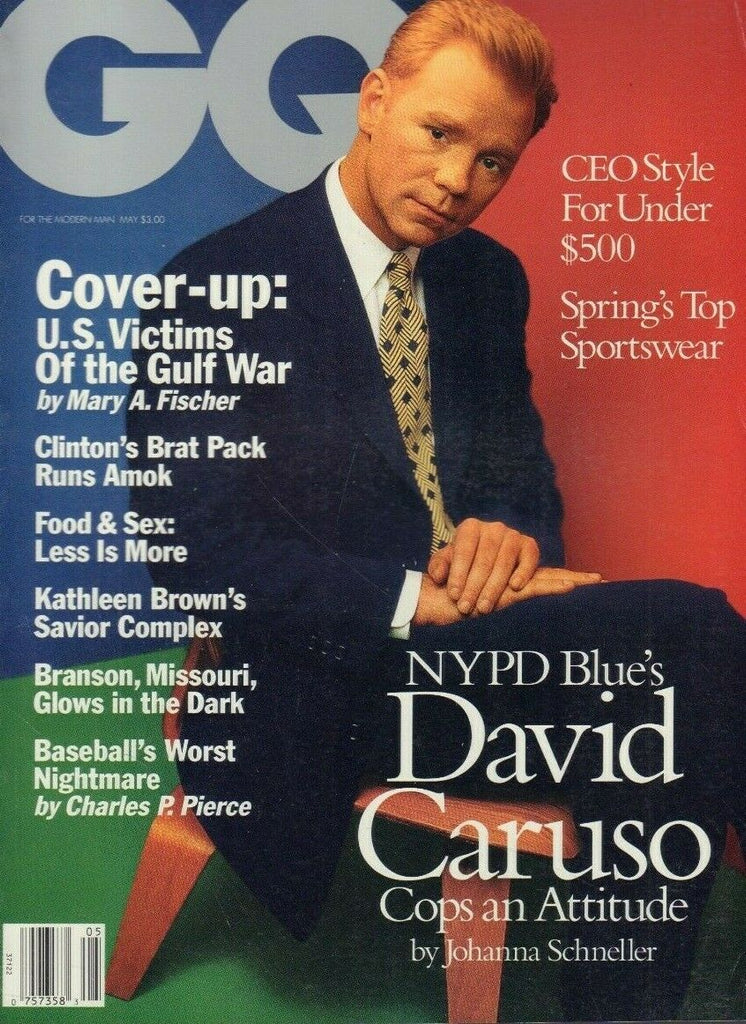 GQ May 1994 David Caruso Kathleen Brown Mary A Fischer 030619DBE