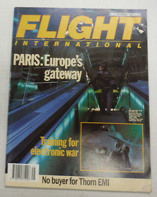 Flight International Magazine Paris Europe's Gateway November 1989 FAL 061015R