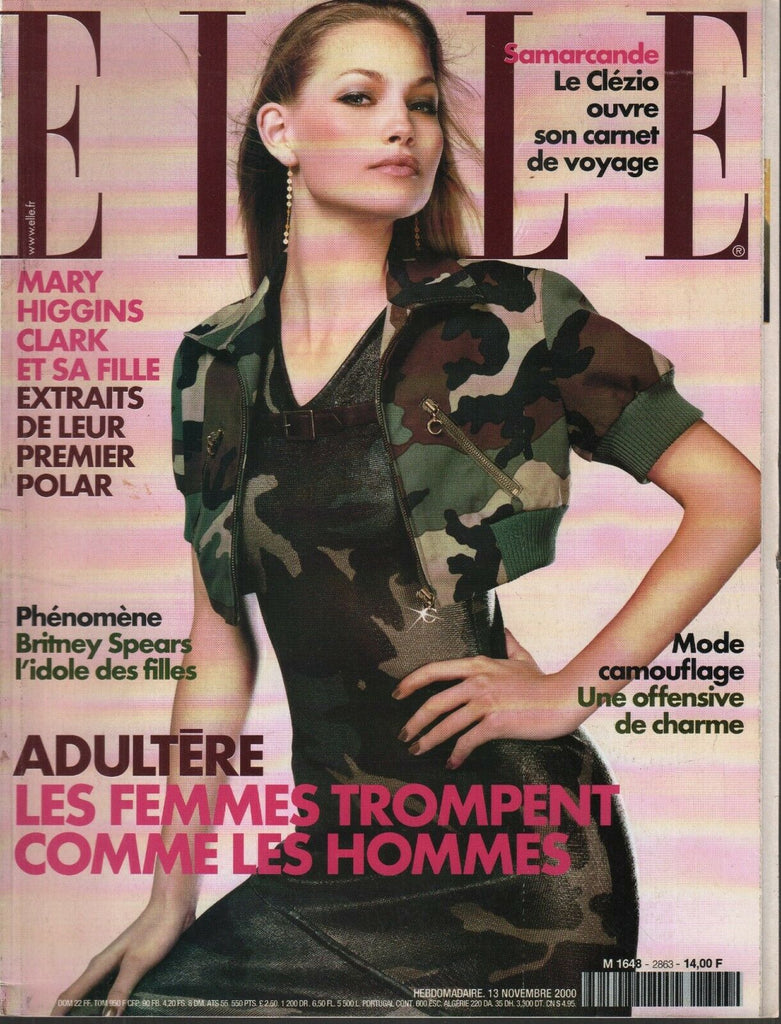 Elle French Magazine 13 Novembre 2000 Mary Higgins Clark 091619AME