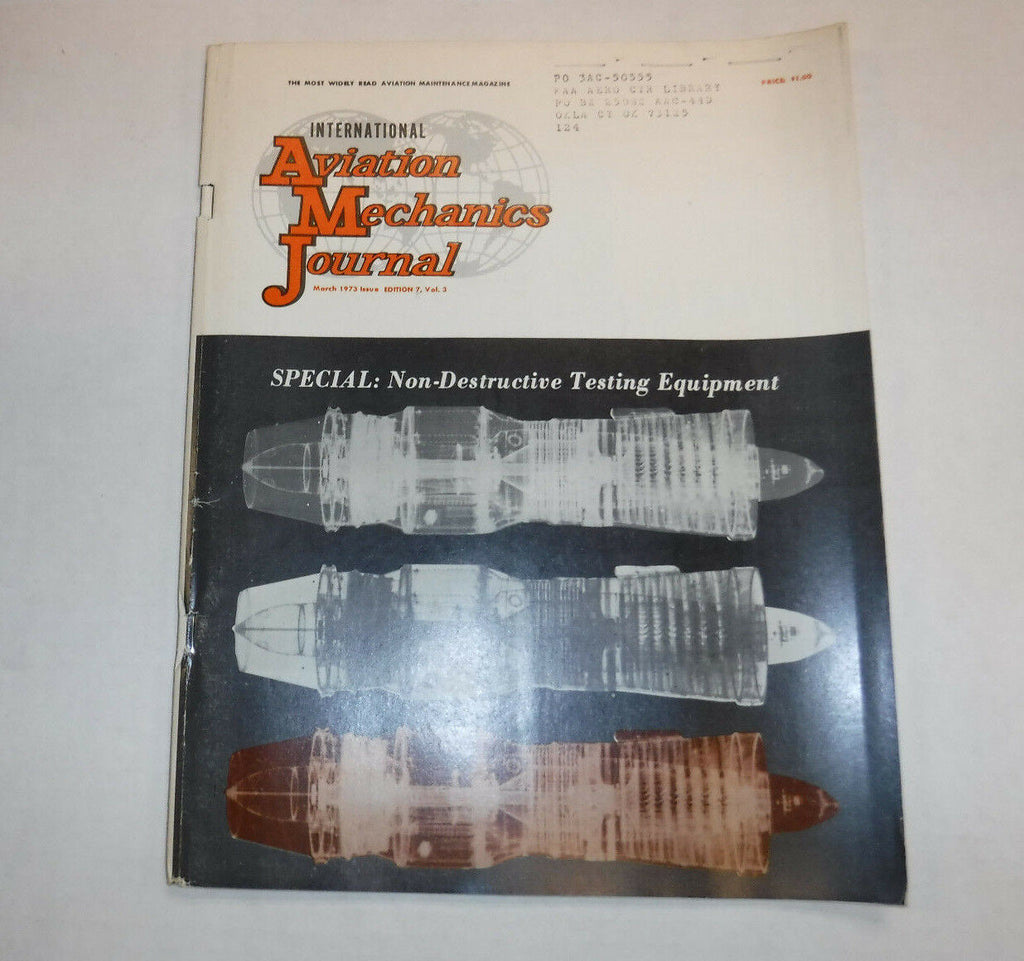 Aviation Mechanics Journal Magazine Testing Equipment March 1973 FAA 110816R