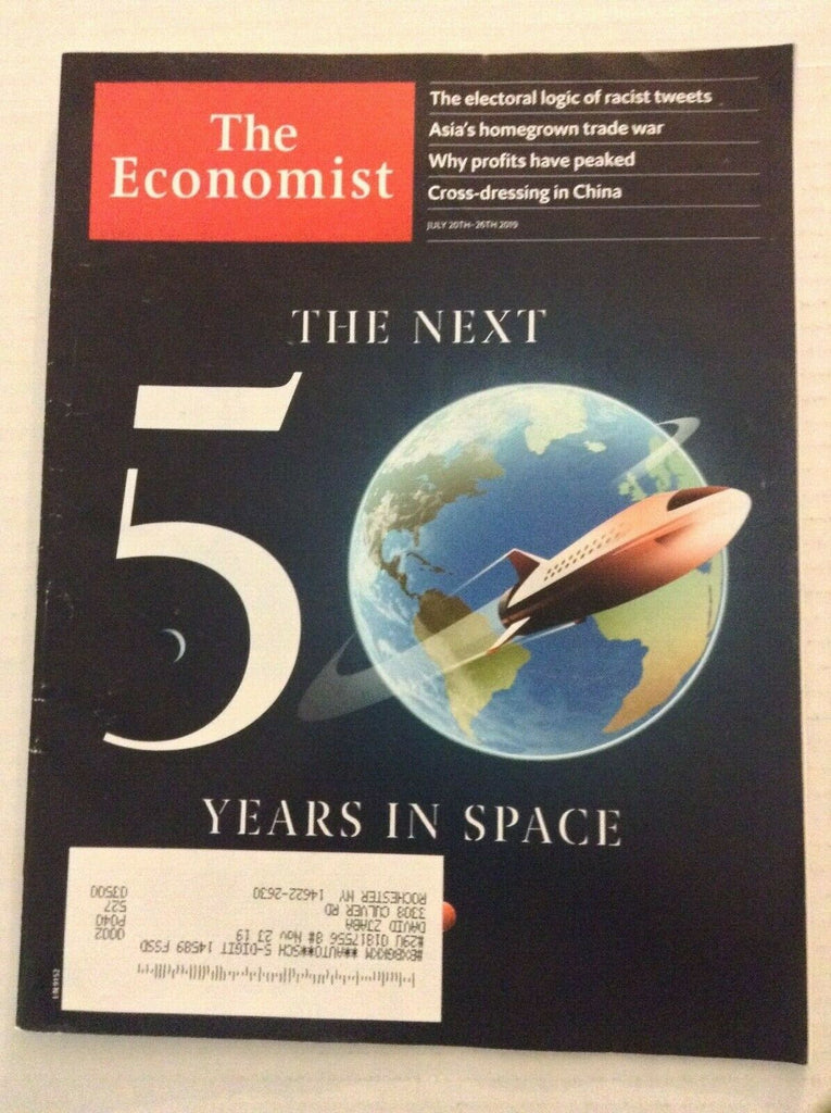 The Economist Next 50 Years In Space July 20-26, 2019 081419nonrh