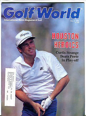 Golf World Magazine May 2 1986 Curtis Strange EX 080616jhe