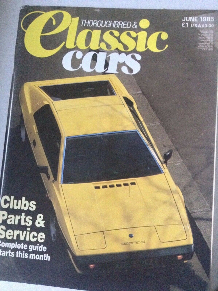 Classic Cars Magazine Scimitar SS1 Prototype AC June 1985 062117nonrh