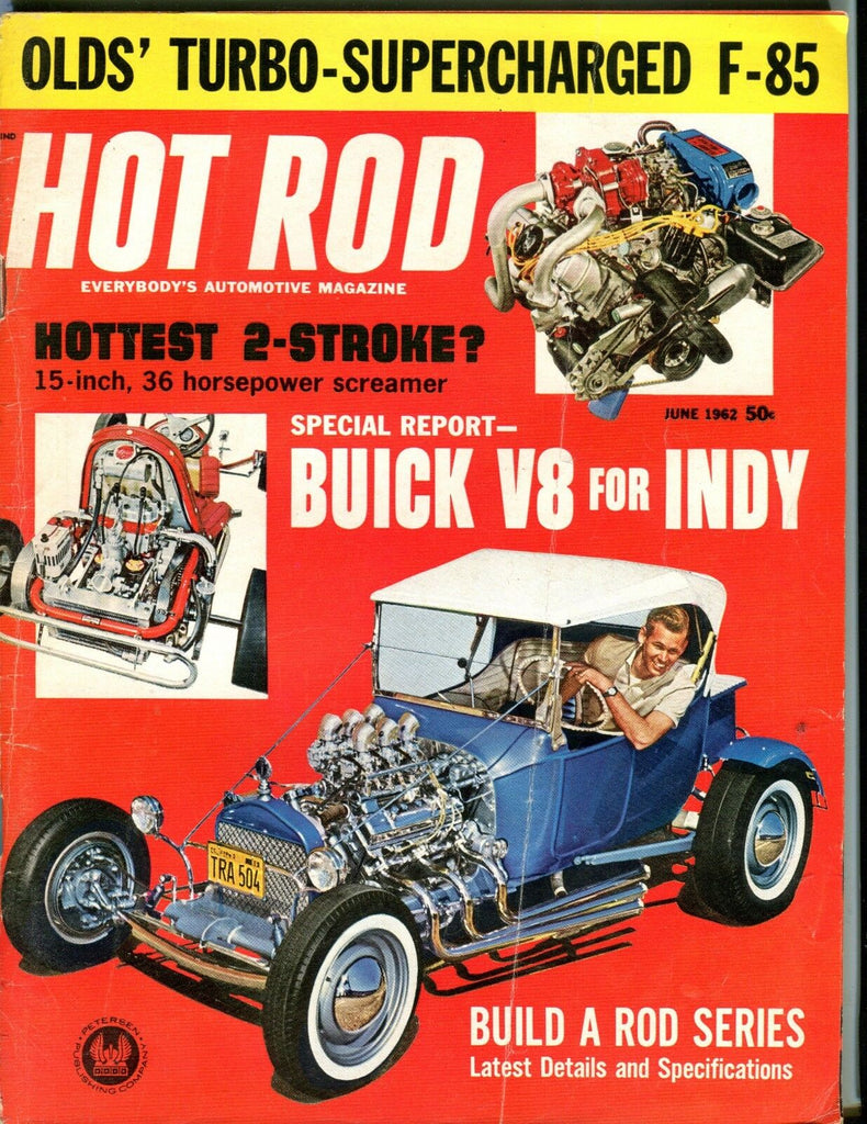 Hot Rod Magazine June 1962 Buick V8 Indy VG No ML 051117nonjhe