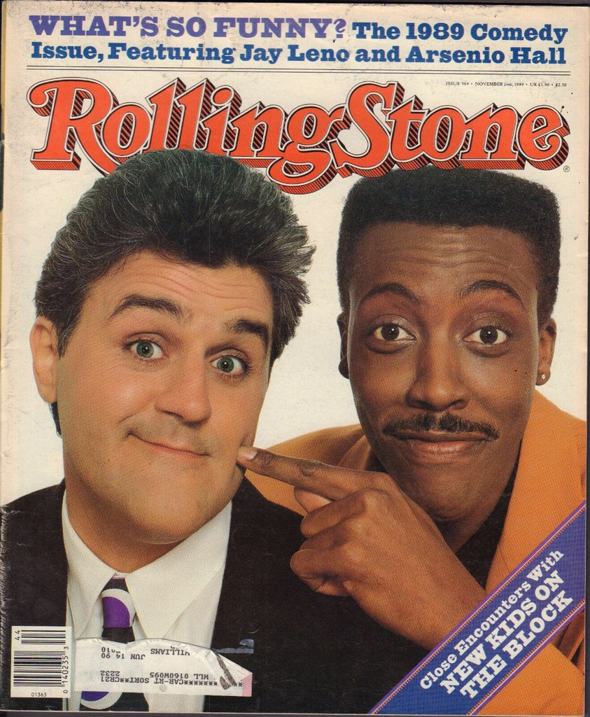 Rolling Stone November 2 1989 Jay Leno, Arsenio Hall w/ML VG 102916DBE2