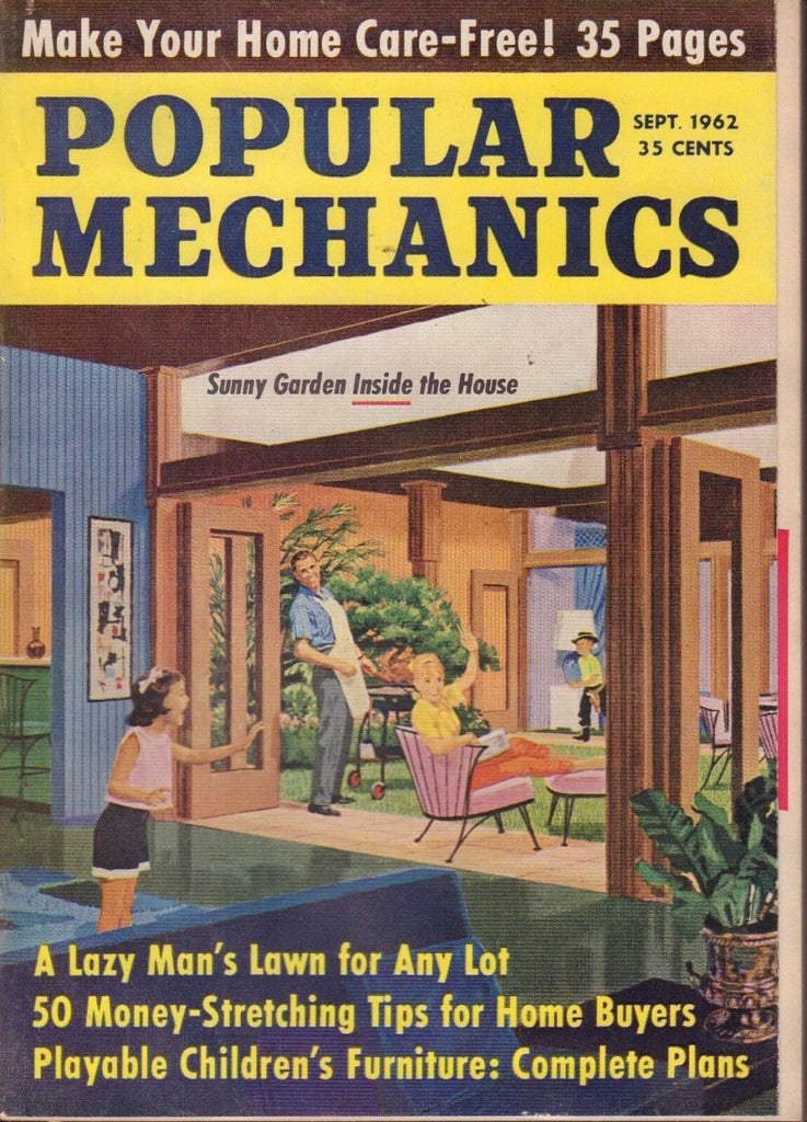 Popular Mechanics Magazine September 1962 Garden Inside The House 081917nonjhe