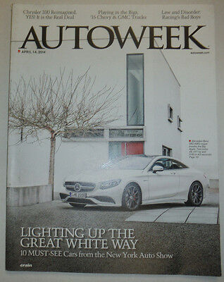 Autoweek Magazine Mercedes Benz S63 April 2014 031115R