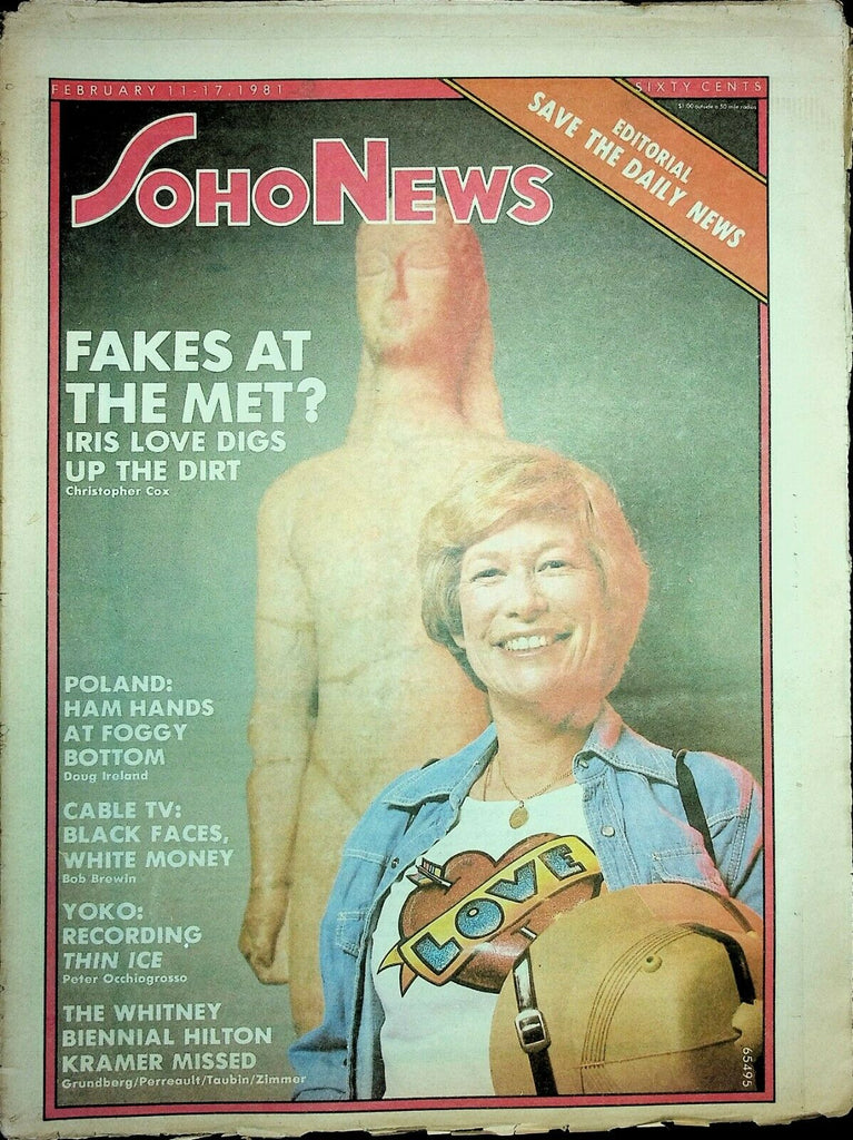 Soho News NYC February 11-17 1981 Yoko Ono David Copperfield 091120ame