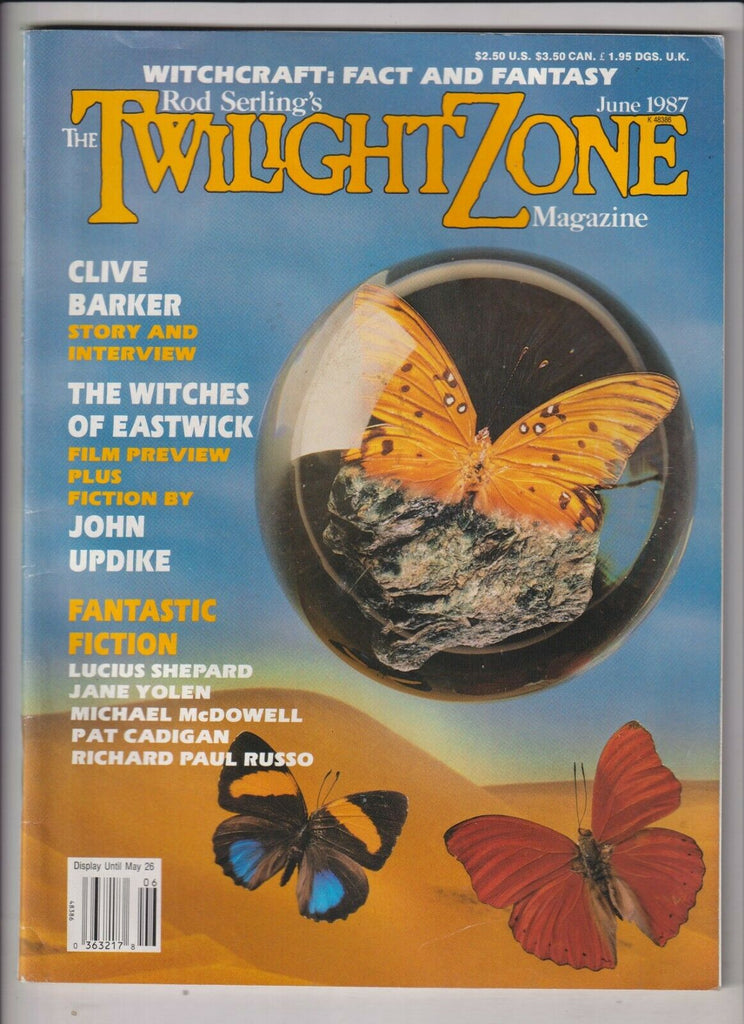 Twilight Zone Mag Clive Barker John Updike June 1987 020320nonr