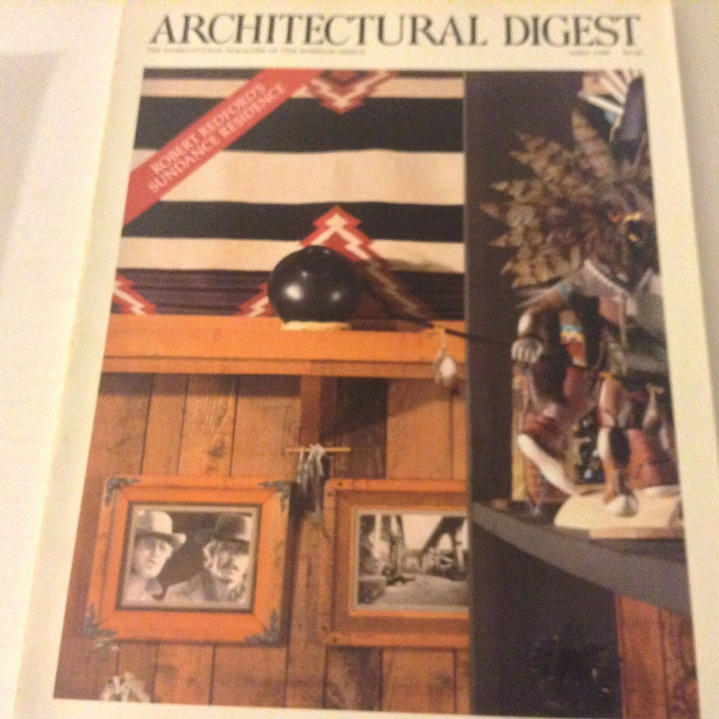 Architectural Digest Magazine Robert Redford's Sundance April 1989 071317nonrh
