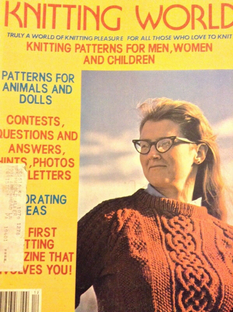 Knitting World Magazine Patterns For Animals And Dolls December 1978 052018nonrh