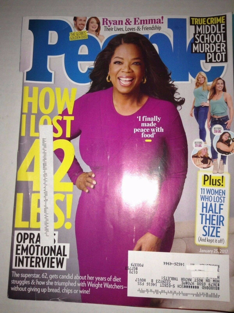 People Magazine Oprah Winfrey Ryan Gosling January 23, 2017 033117NONRH