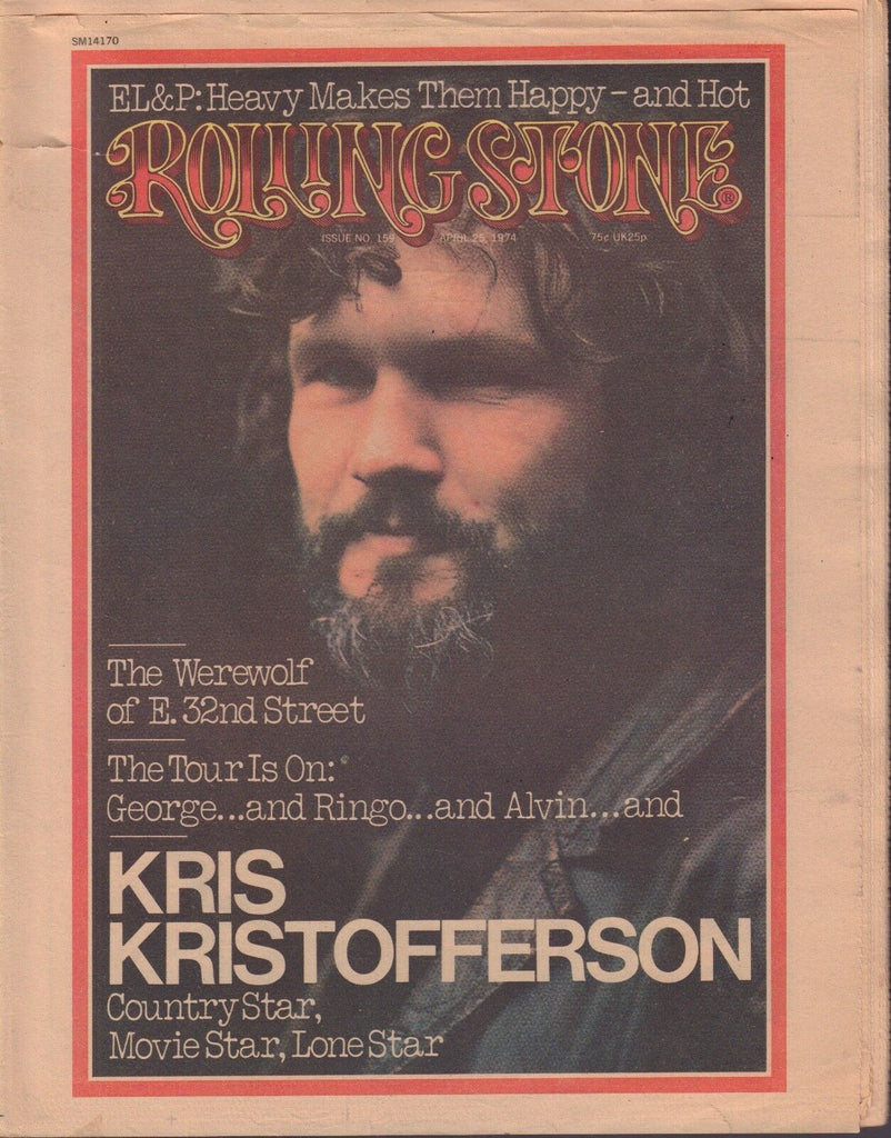 Rolling Stone April 25 1974 Kris Kristofferson 053017nonDBE