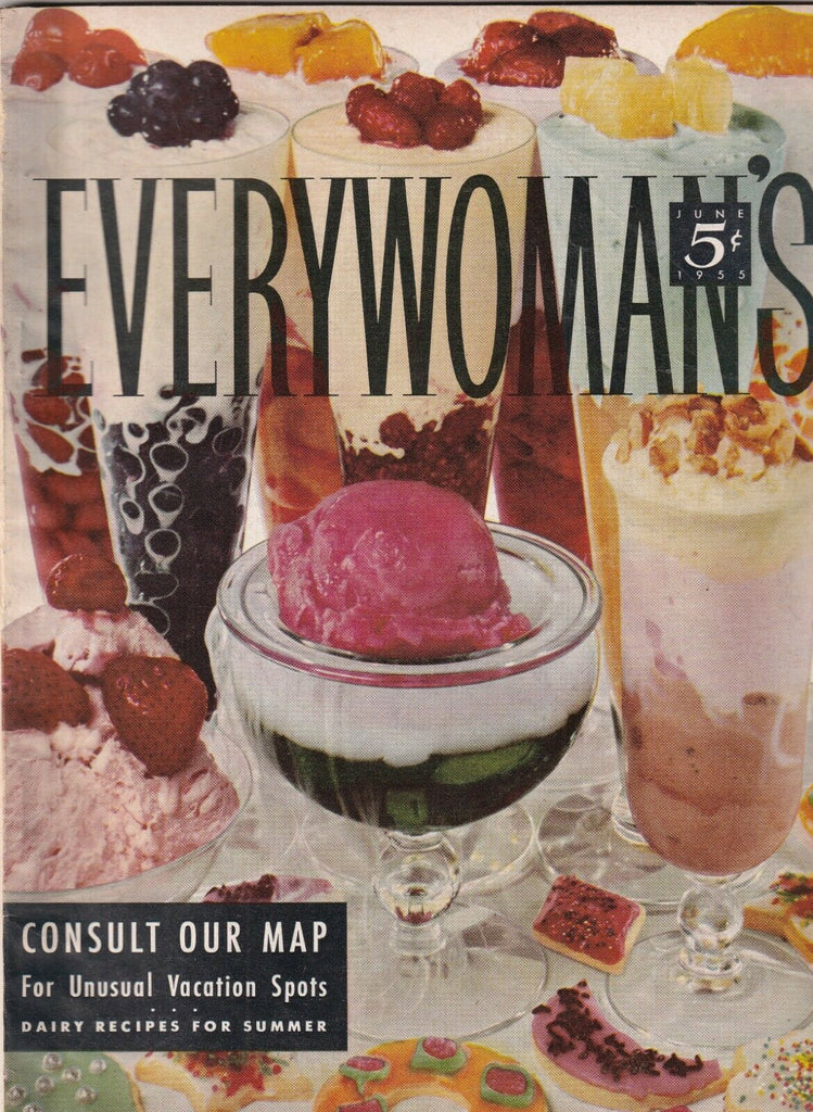 Everywoman's Mag For Unusual Vacation Spots June 1955 100719nonr