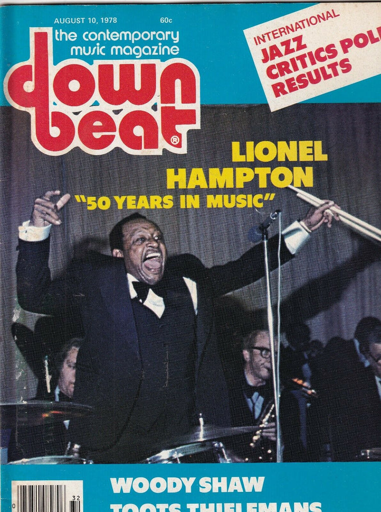 Down Beat Mag Lionel Hampton Woody Shaw August 10, 1978 101219nonr