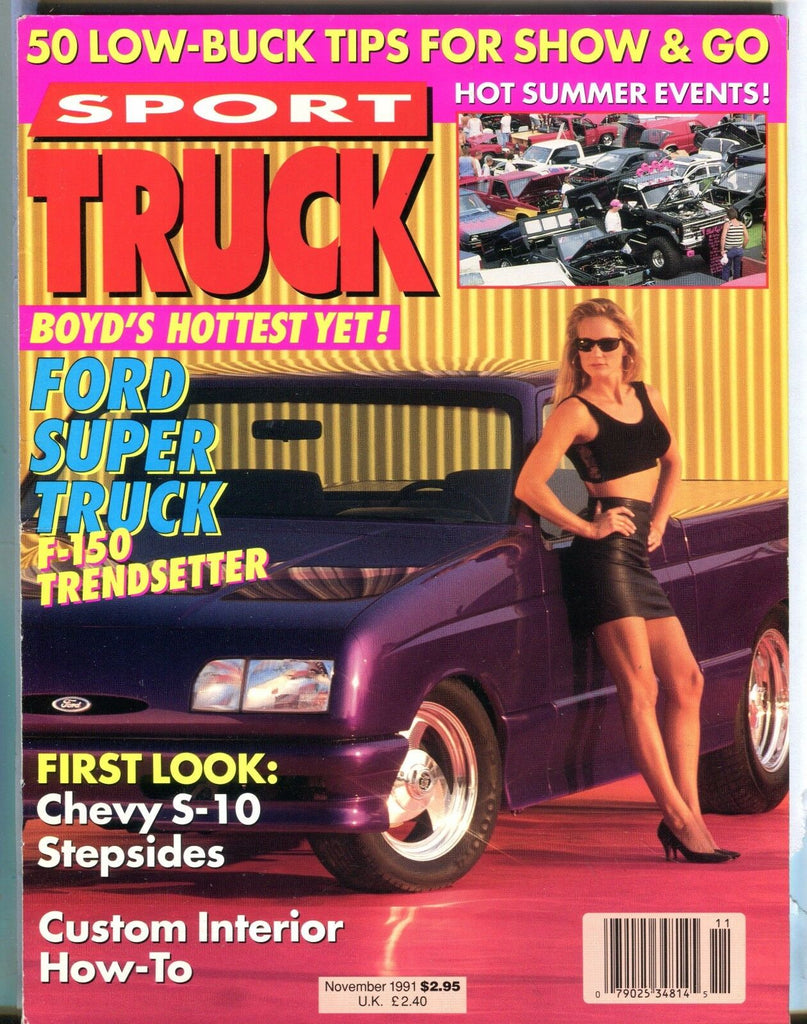 Sport Truck Magazine November 1991 Ford F-150 EX No ML 030917nonjhe