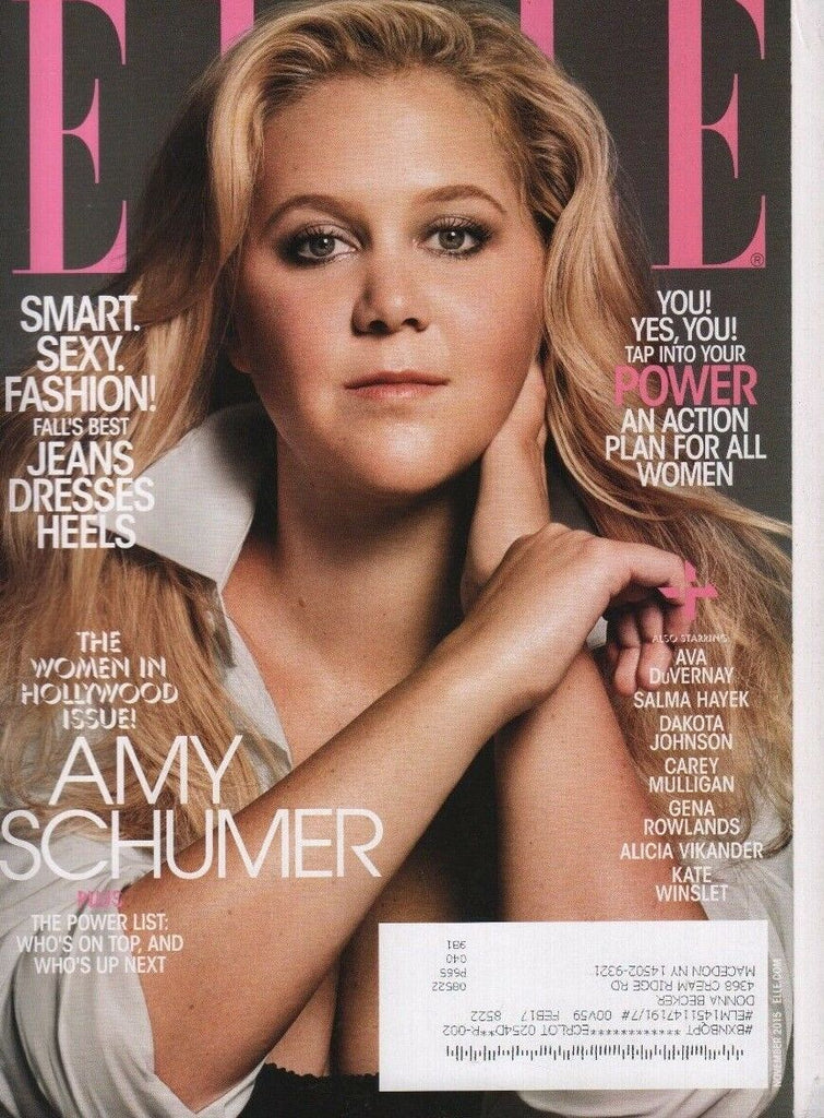 Elle November 2015 Amy Schumer Salma Hayek Kate Winslet w/ML 052918DBE