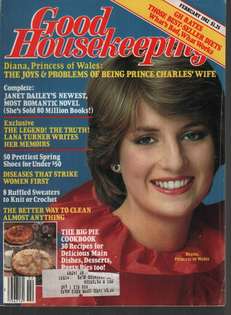 Good Housekeeping Magazine February 1982 Princess Diana 092619AME
