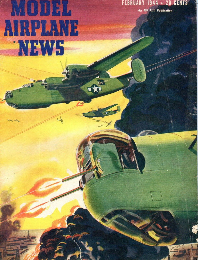 Model Airplane News Magazine February 1944 The Liberator GD 042117nonjhe