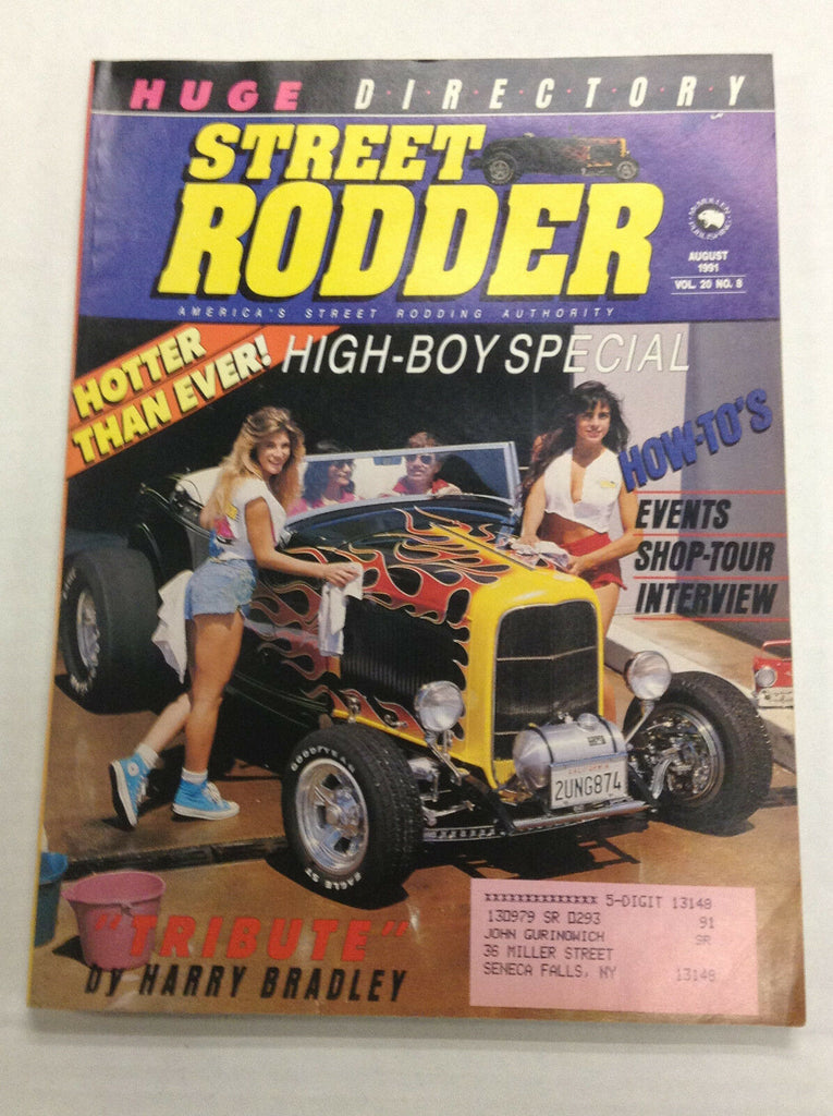 Street Rodder Magazine High-Boy Special August 1991 010517R
