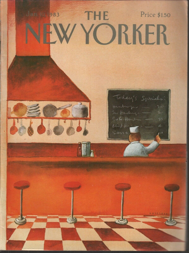 The New Yorker January 10 1983 Abel Quezada Cover Samuel Beckett 121819AME