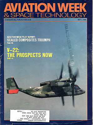 Aviation Week & Space Technology Magazine May 7 1990 EX FAA 030816jhe