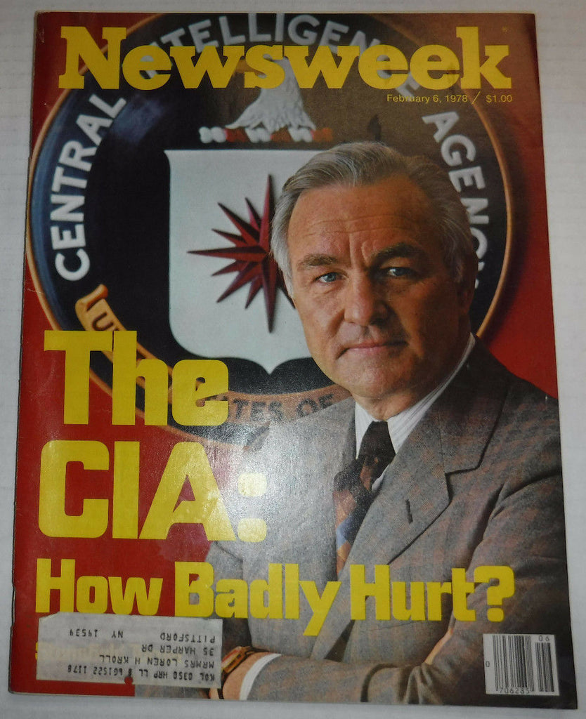 Newsweek Magazine The CIA How Badly Hurt February 6, 1978 101016R2