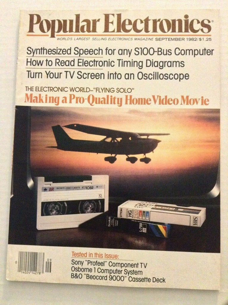 Popular Electronics Mag Making Quality Video Movies September 1982 091119nonrh