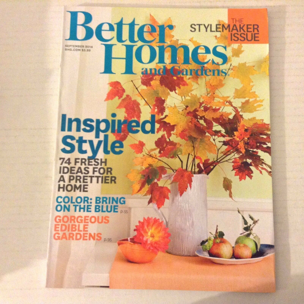 Better Homes And Gardens Magazine Inspired Style September 2014 052017nonrh