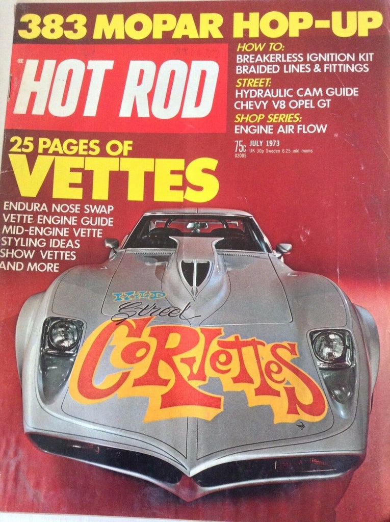 Hot Rod Magazine Corvettes Endura Nose Swap July 1973 082017nonrh2