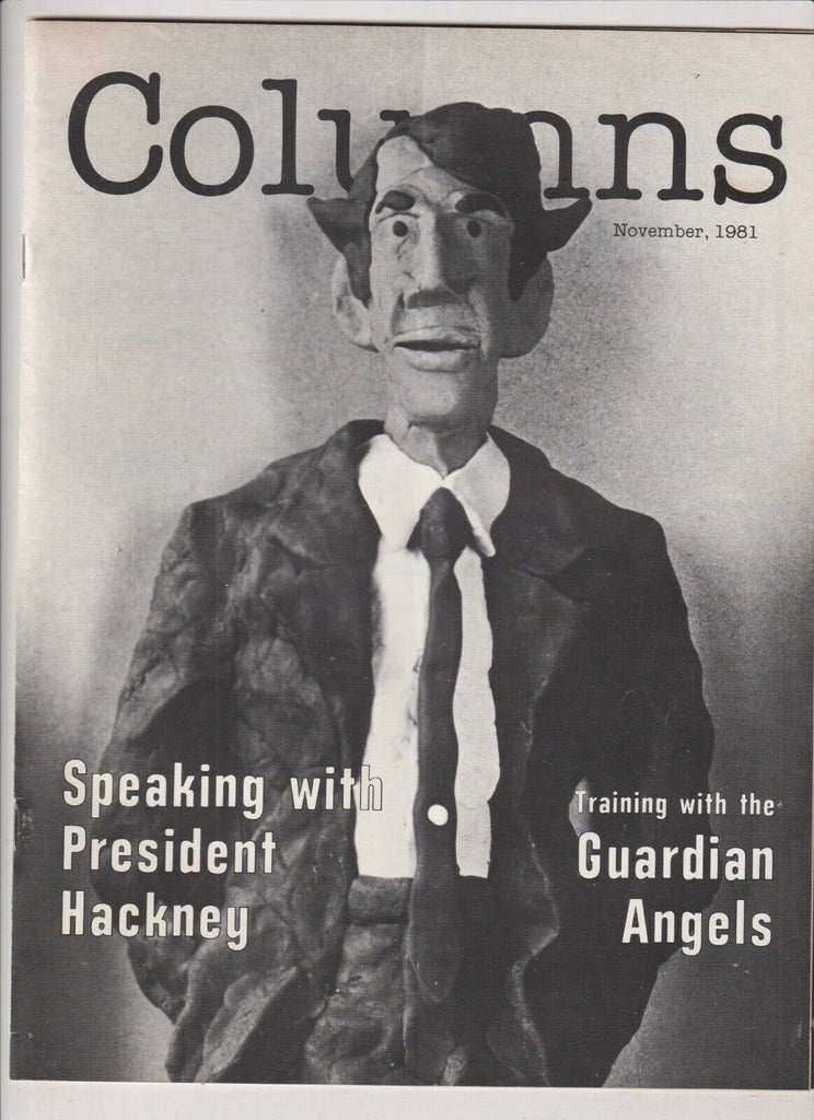 Columns Mag President Sheldon Hackney November 1981 112219nonr