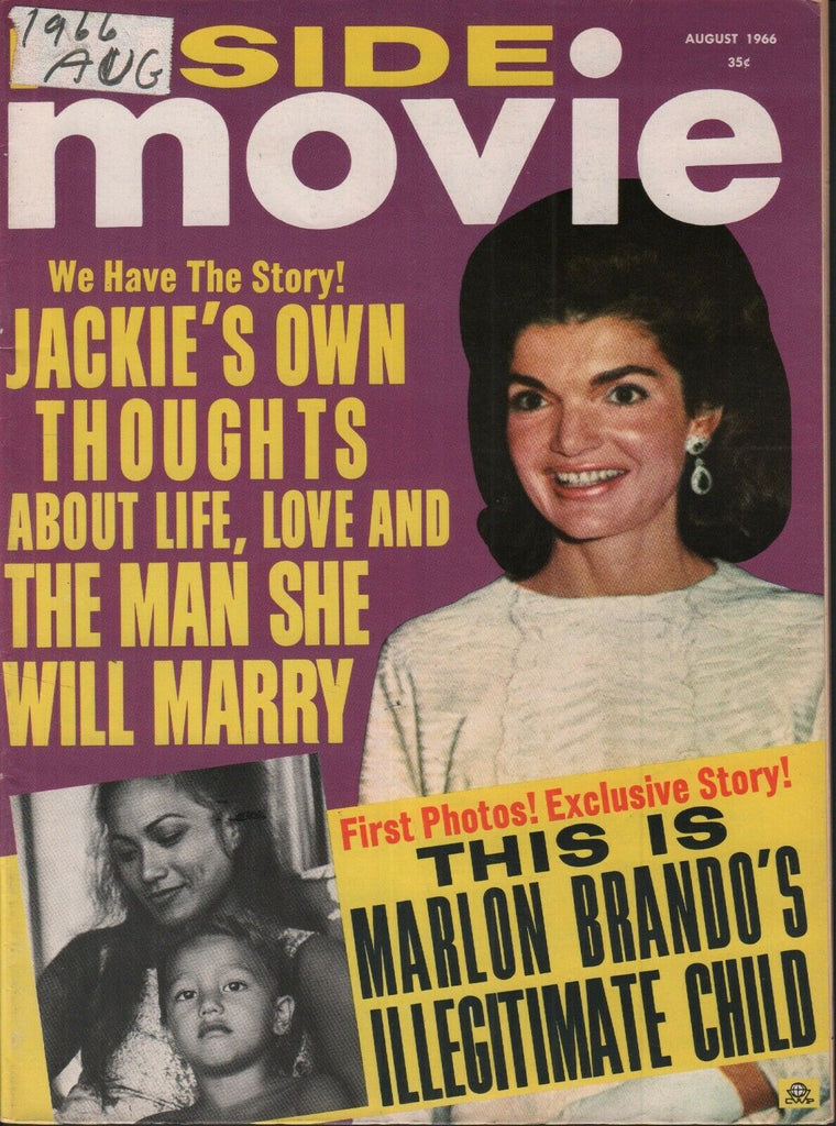Inside Movie August 1966 Jackie Kennedy Marlon Brando 062019AME2
