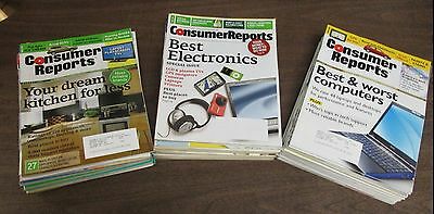 Cosumer Report Magazine Lot of about 50 Issues! 1999-2004 w/ ML 040314ame