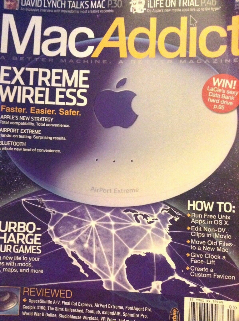 Mac Addict Magazine Extremely Wireless May 2003 121817nonrh